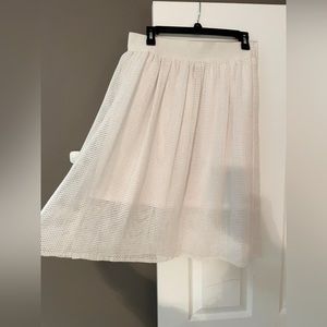 Ann Taylor skirt with overlay